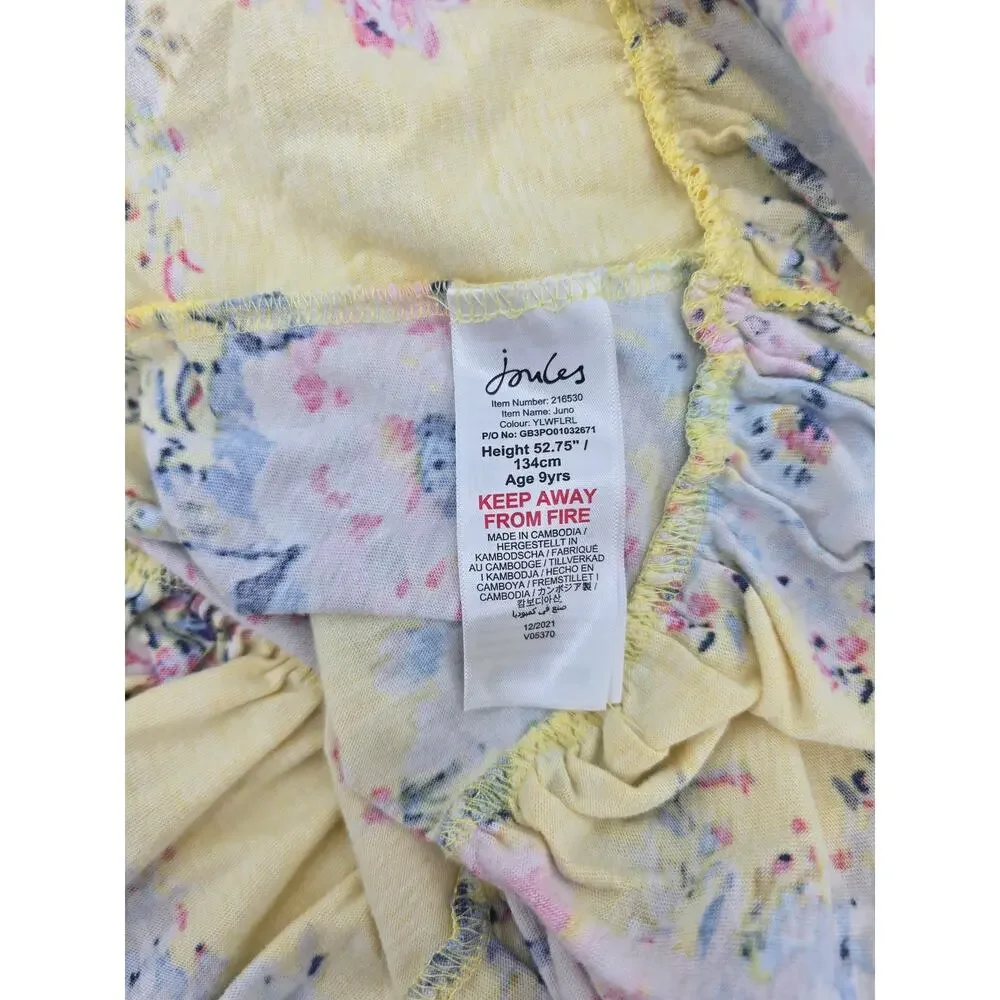Joules yellow floral